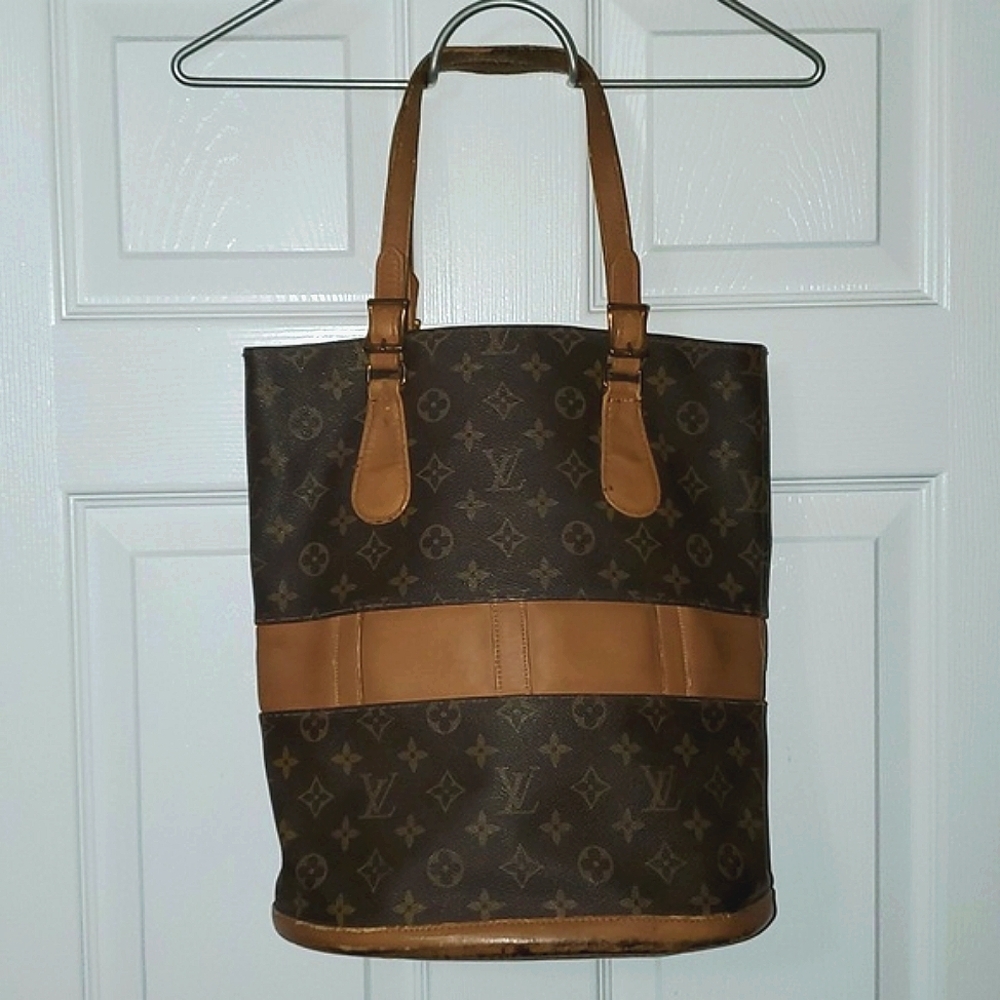 Louis Vuitton French Company Vintage Monogram Bucket Bag
